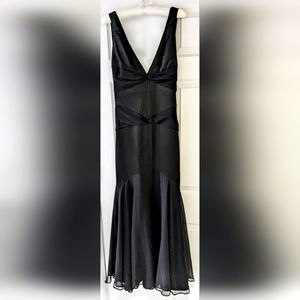 Amazing RARE Vera Wang Black Formal Gown
